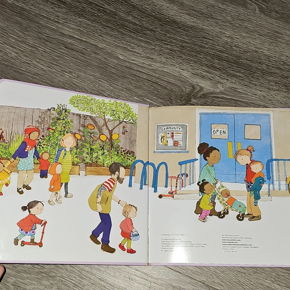 Let's Go to Playgroup! Kids Book. Hard Cover, hard pages for kids!
